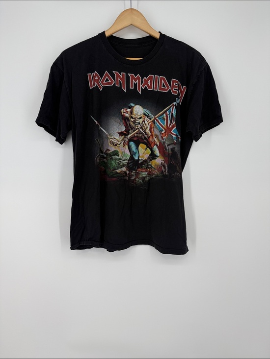 Iron Maiden Other - Iron Maiden Black Graphic Band Tee - Black with Multi-Color Print